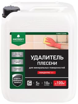 Удалитель плесени Prosept Fungi Clean, концентрат 1:1, 5 л