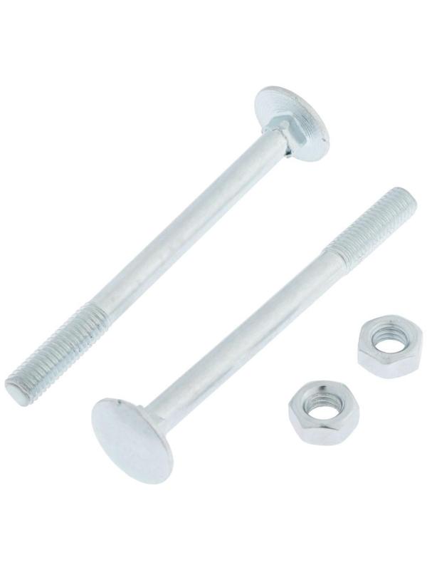 Болт мебельный Element, DIN603, 6х70 мм, с гайкой, оцинкованный, на блистере 6 шт.