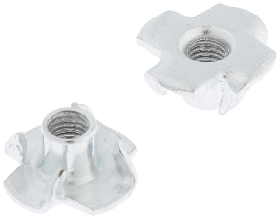 Гайка мебельная забивная Element, М5 мм, оцинкованная, на блистере 10 шт.