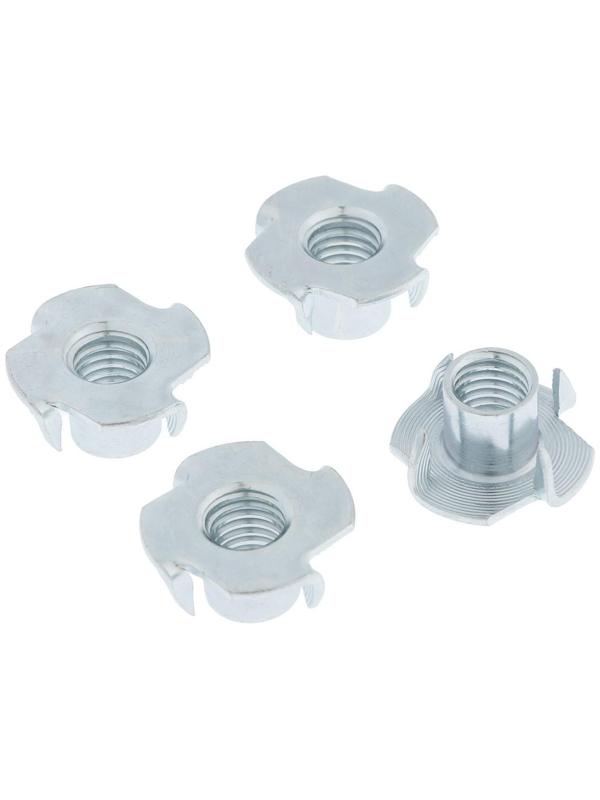 Гайка мебельная забивная Element, М10 мм, оцинкованная, на блистере 4 шт.