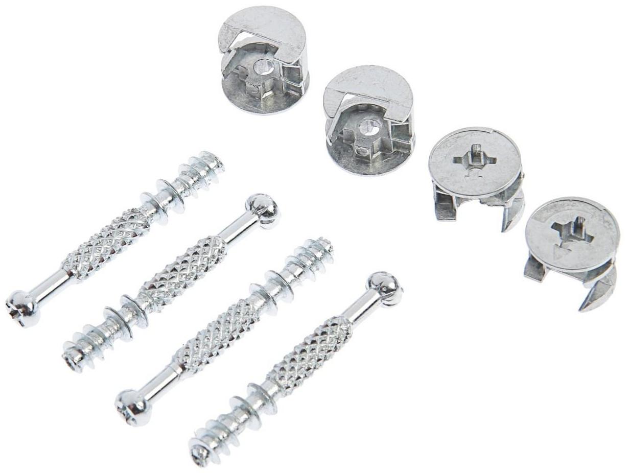 Набор №1 для стяжки фасада для ДСП Element, 16 мм, на блистере, 4 комплекта