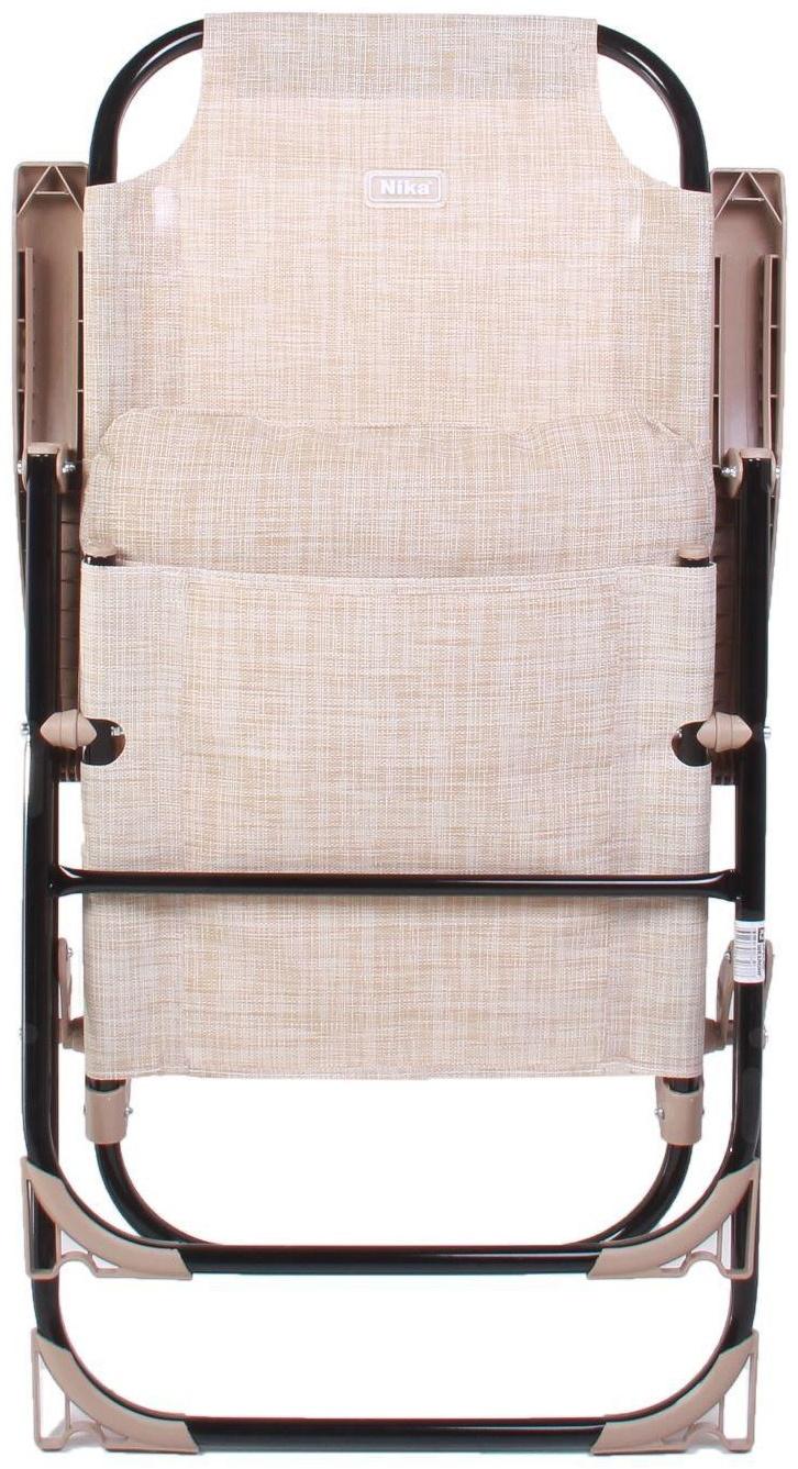 Кресло-шезлонг складное К2, 75 x 59 x 109 см, песочный