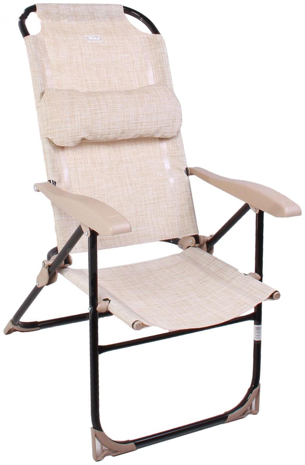 Кресло-шезлонг складное К2, 75 x 59 x 109 см, песочный