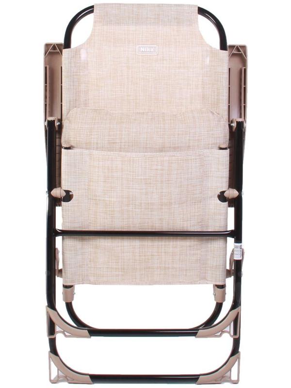 Кресло-шезлонг складное К2, 75 x 59 x 109 см, песочный