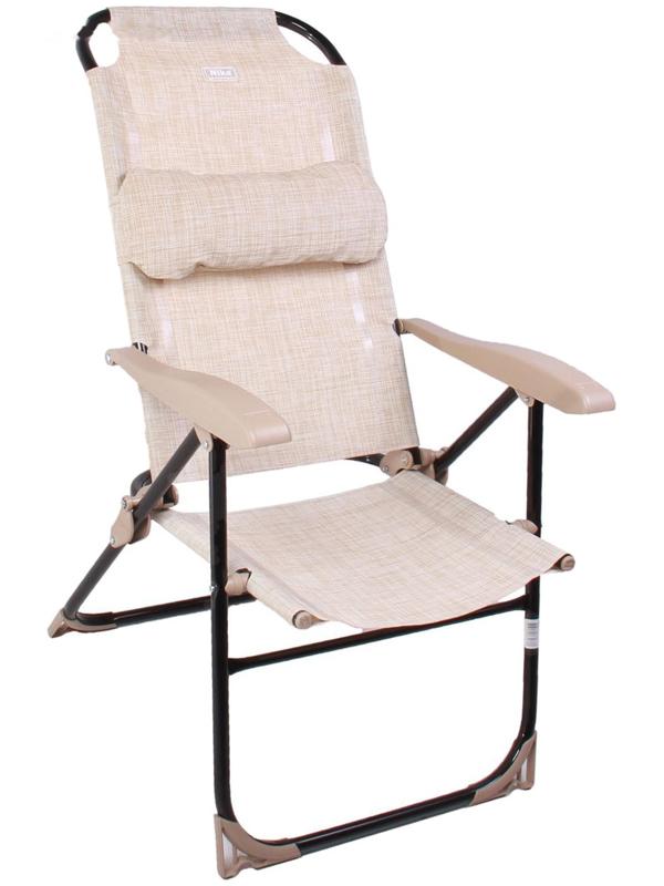 Кресло-шезлонг складное К2, 75 x 59 x 109 см, песочный