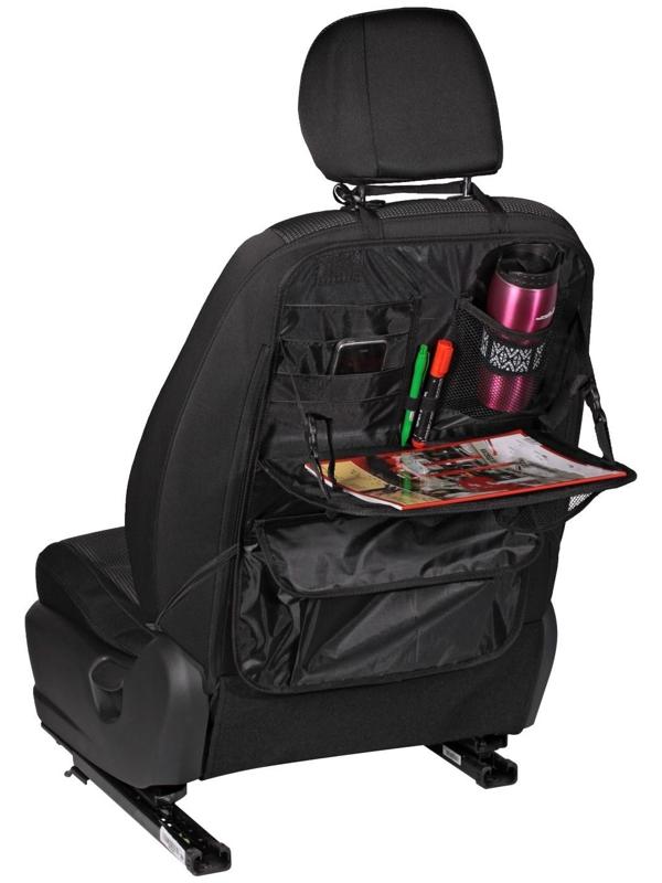 Накидка-органайзер, на спинку сиденья, со столиком, 59х40х25 см