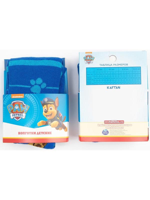 Колготки PAW PATROL «Гончик», цвет синий, 98-104 см