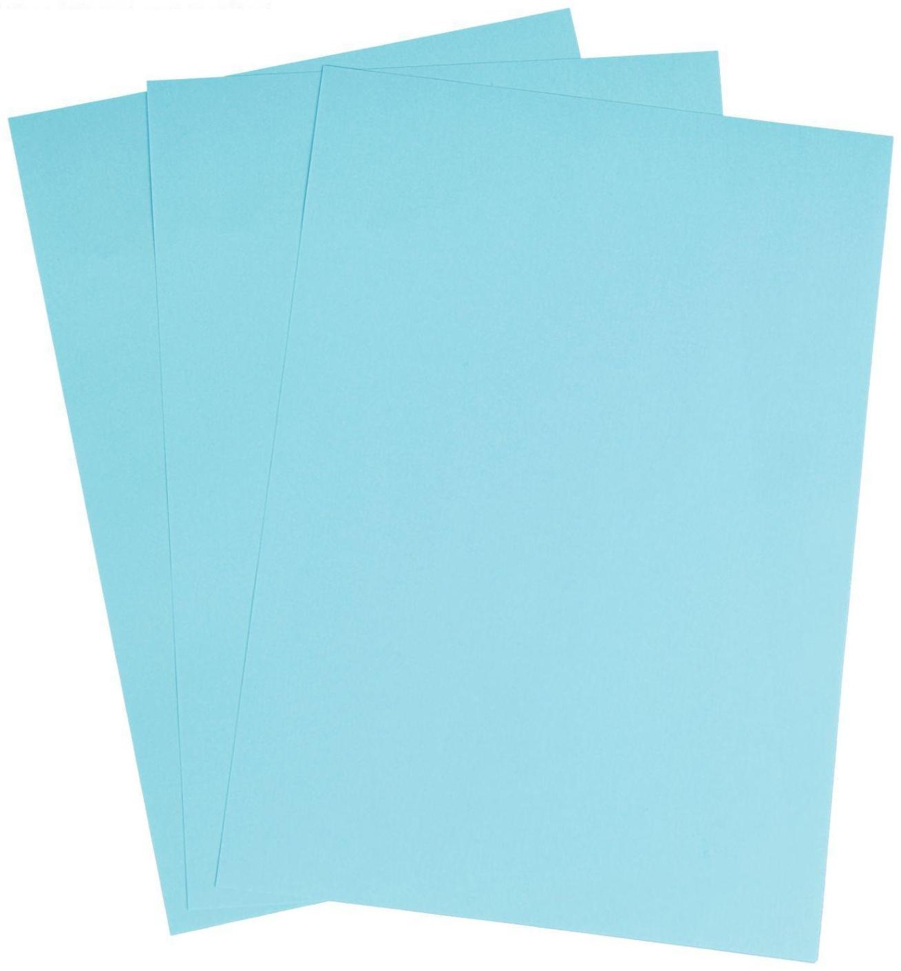 Бумага цветная А4, 100 листов Calligrata Интенсив, голубая, 80 г/м²