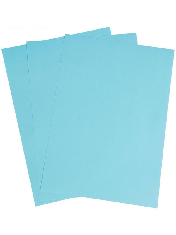 Бумага цветная А4, 50 листов Calligrata Интенсив, голубая, 80 г/м²