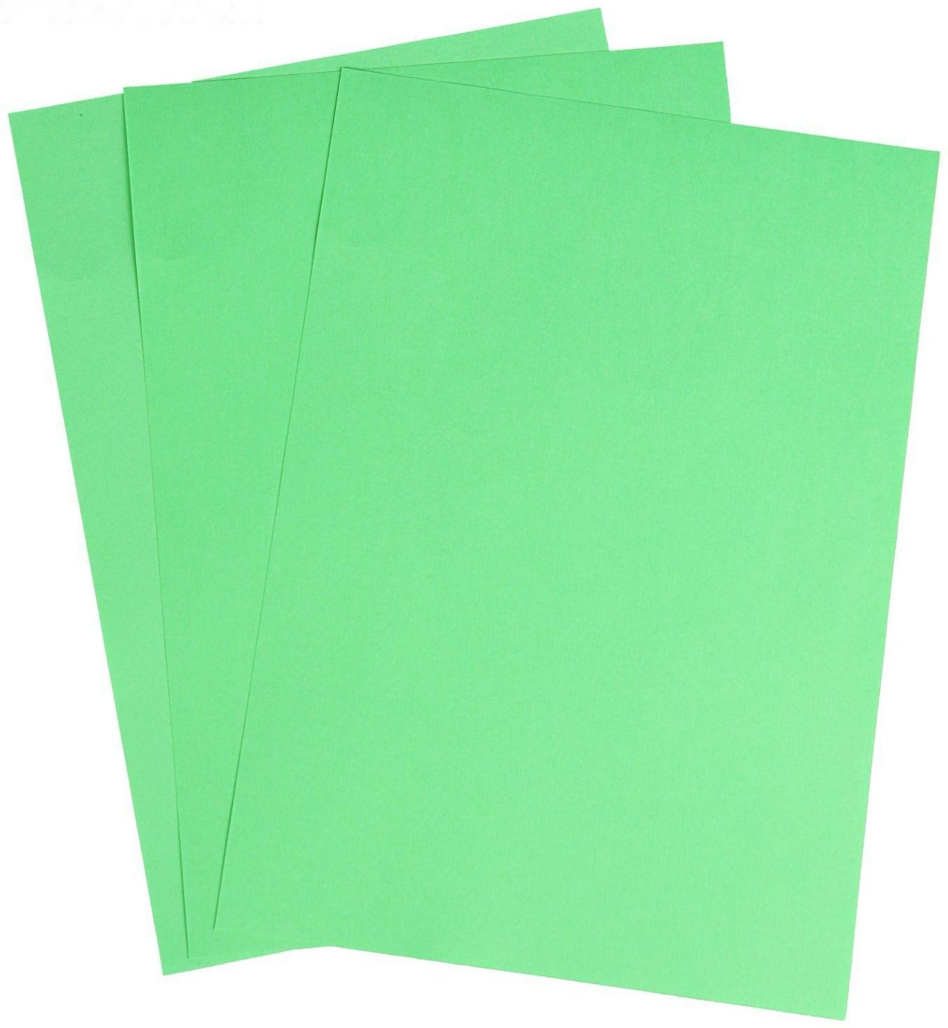 Бумага цветная А4, 50 листов Calligrata Интенсив, зелёная, 80 г/м²