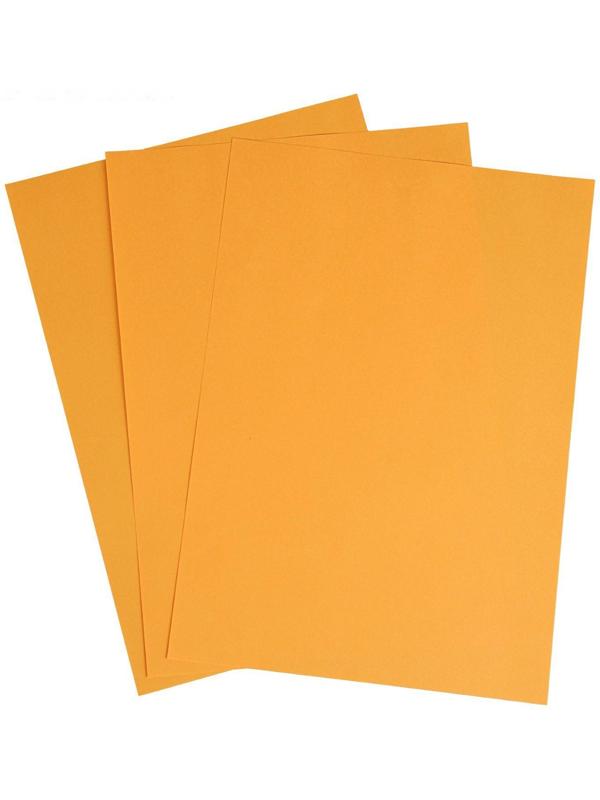Бумага цветная А4, 50 листов Calligrata Интенсив, оранжевая, 80 г/м²