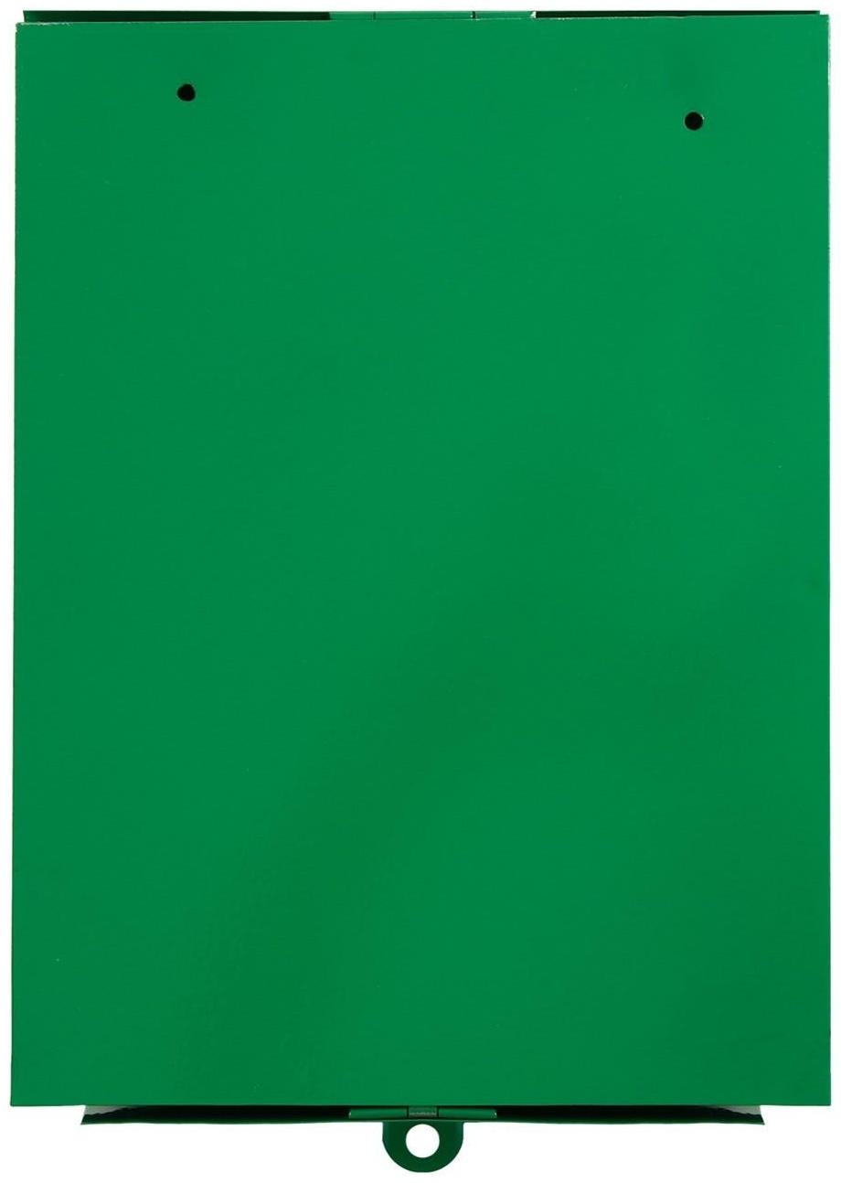 Ящик почтовый «Почта», вертикальный, без замка (с петлёй), зелёный