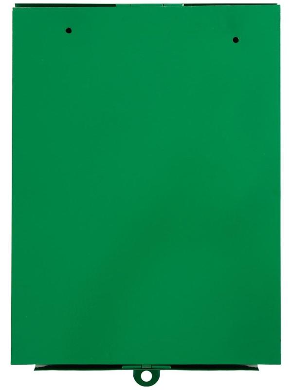 Ящик почтовый «Почта», вертикальный, без замка (с петлёй), зелёный