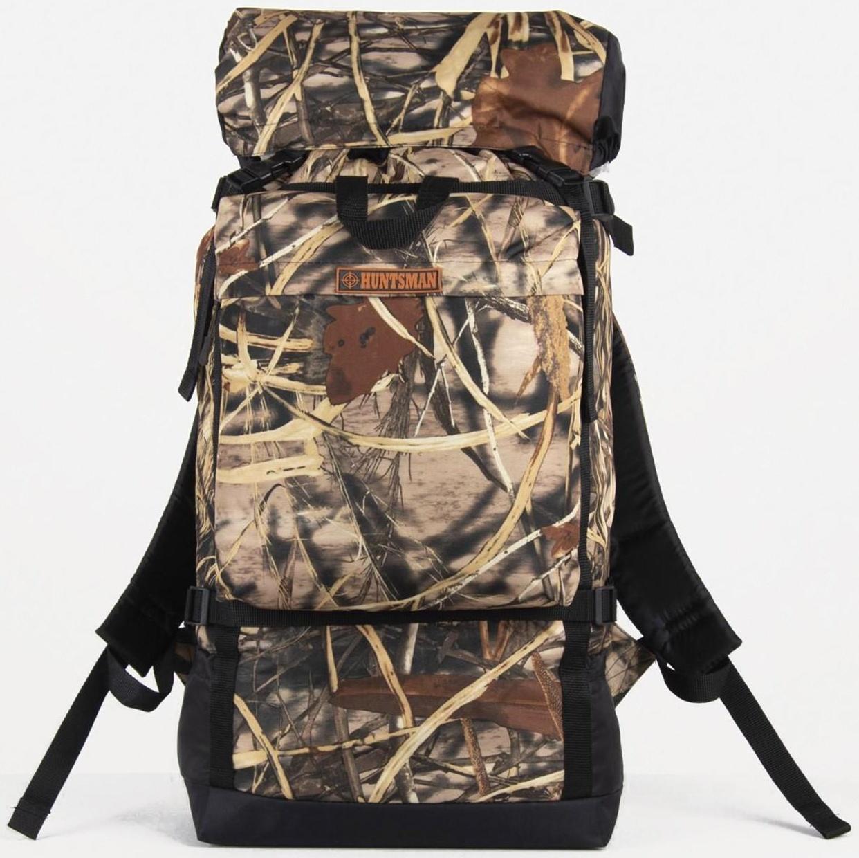 Рюкзак туристический, 40 л, отдел на стяжке, 3 наружных кармана, цвет хаки