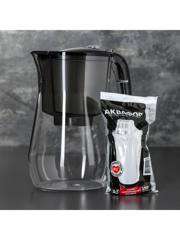 Фильтр-кувшин «Аквафор-Прованс», 4,2 л, цвет чёрный