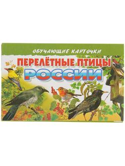 Обучающие карточки «Перелётные птицы России», 16 карточек