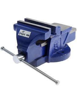 Тиски слесарные ТУНДРА, с наковальней, высокопрочный чугун ВЧ-40, 125 мм