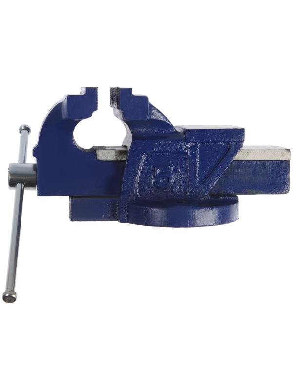 Тиски слесарные ТУНДРА, с наковальней, высокопрочный чугун ВЧ-40, 125 мм