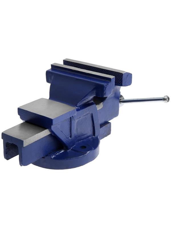 Тиски слесарные ТУНДРА, с наковальней, высокопрочный чугун ВЧ-40, 125 мм