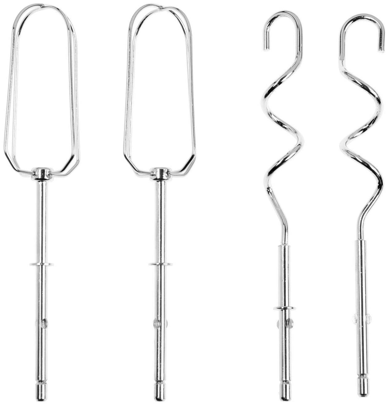 Миксер Centek CT-1118, ручной, 350 Вт, 5 скоростей, 4 насадки, красный