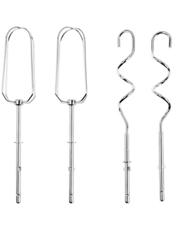 Миксер Centek CT-1118, ручной, 350 Вт, 5 скоростей, 4 насадки, красный