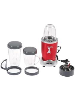 Блендер Centek CT-1324, 800 Вт, 2 стакана, 550 мл, красный