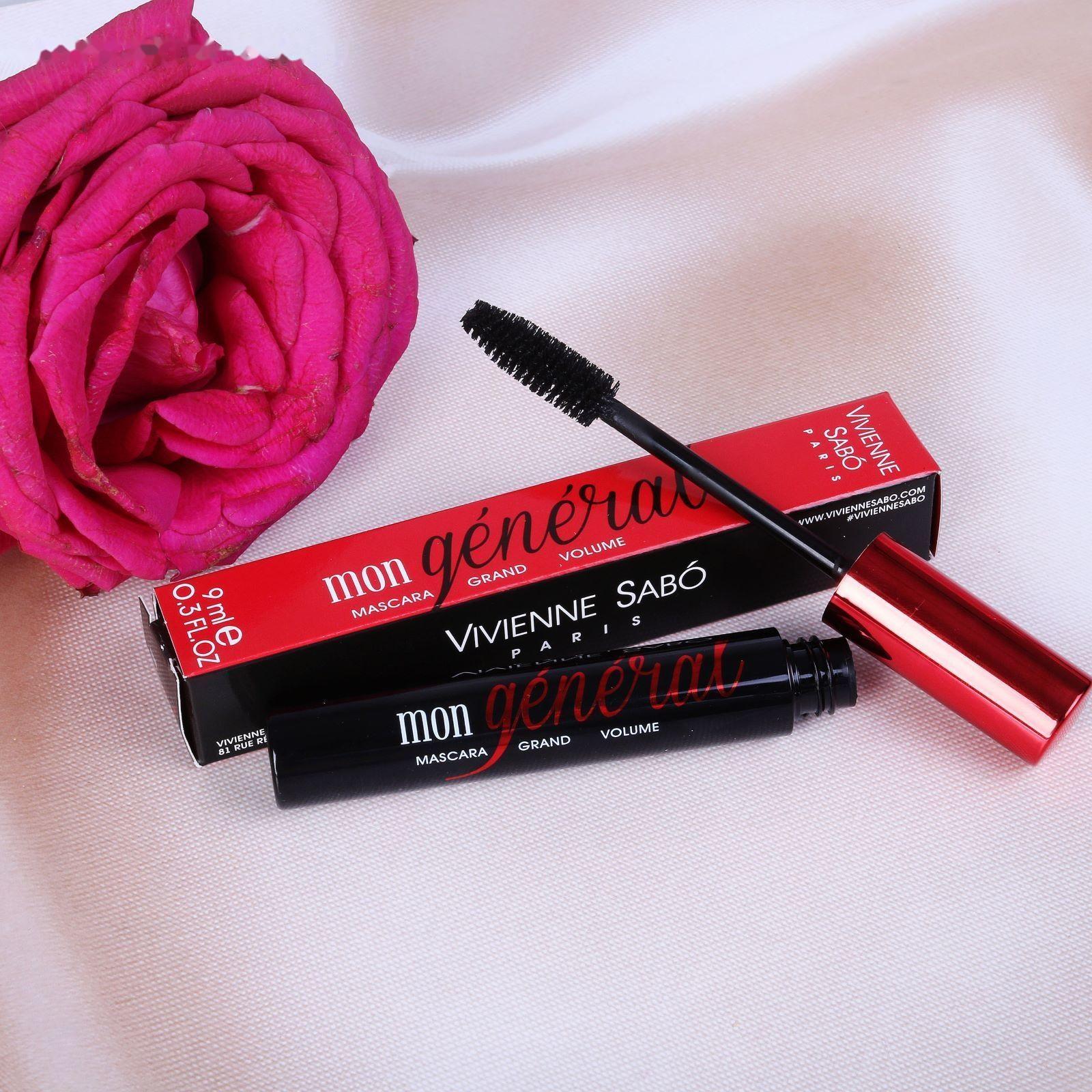 Тушь для ресниц Vivienne Sabo Mon General, с эффектом экстремального объема, цвет черный, 9 мл