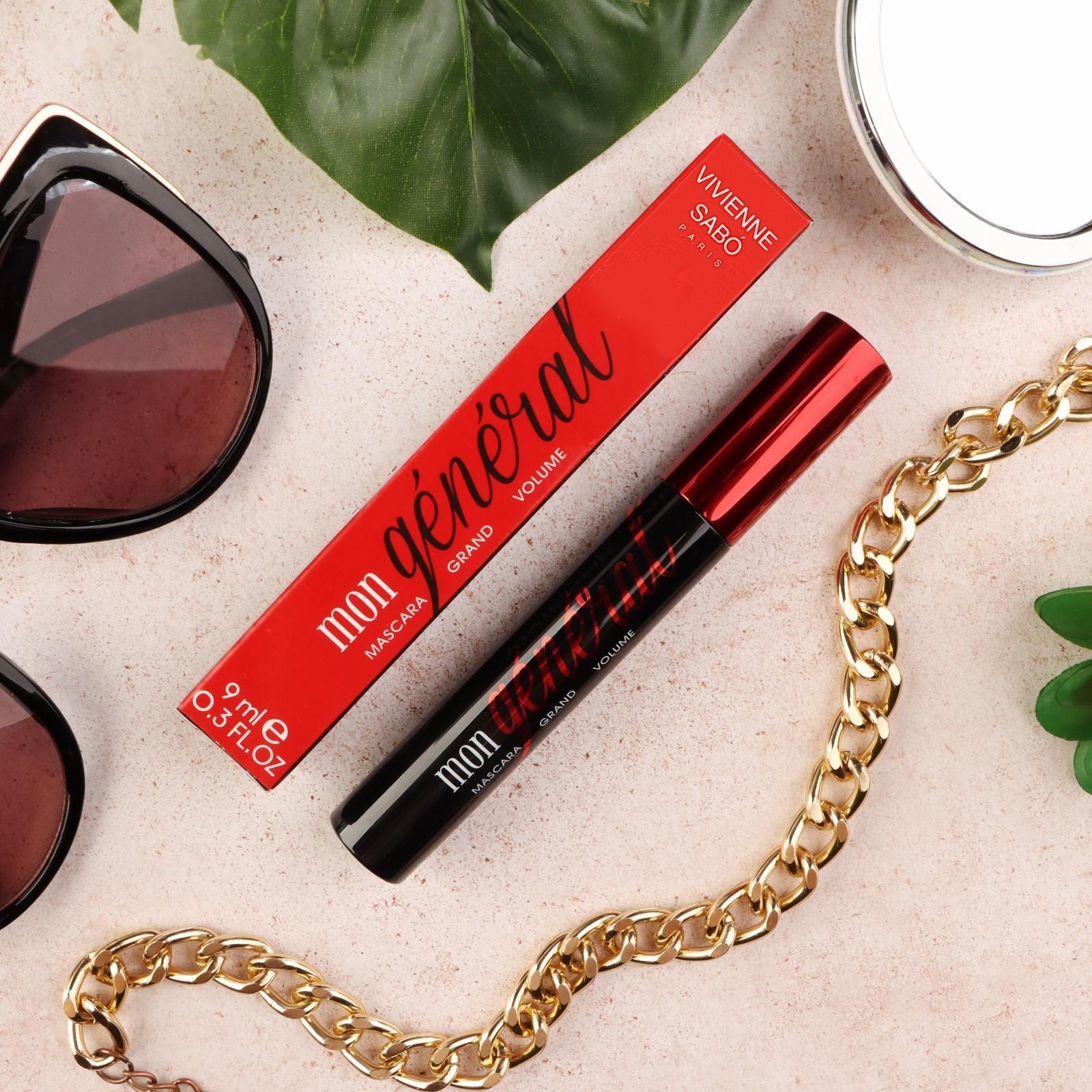 Тушь для ресниц Vivienne Sabo Mon General, с эффектом экстремального объема, цвет черный, 9 мл