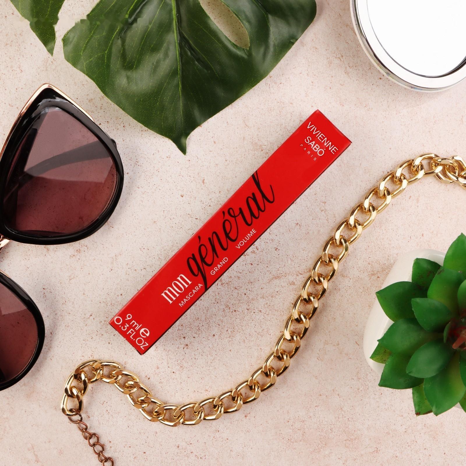 Тушь для ресниц Vivienne Sabo Mon General, с эффектом экстремального объема, цвет черный, 9 мл