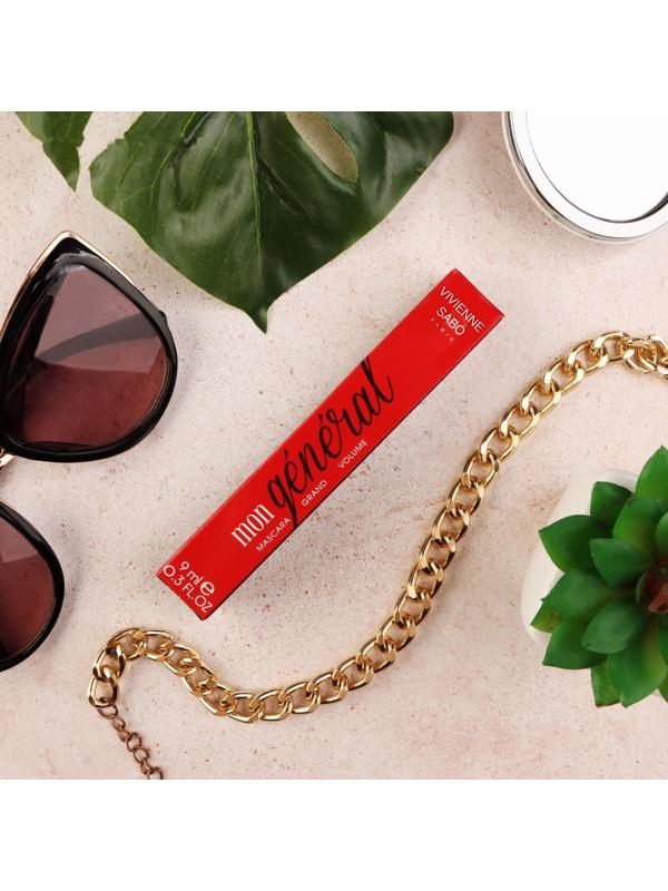 Тушь для ресниц Vivienne Sabo Mon General, с эффектом экстремального объема, цвет черный, 9 мл