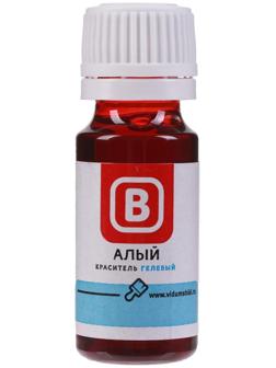 Краситель гелевый, алый, 15 мл.