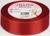 Лента атласная «Золотые нити», 25 мм × 23 ± 1 м, цвет красный №026