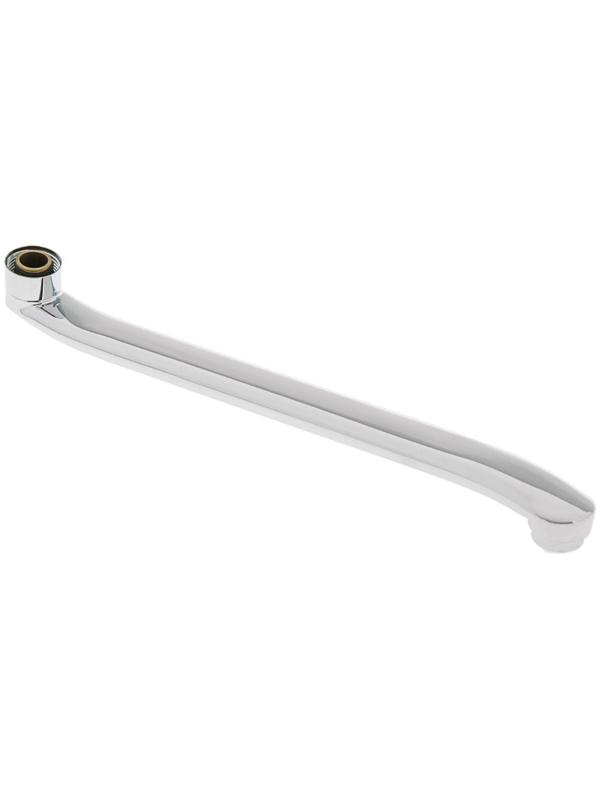 Излив для импортных смесителей, длина 35 см, изогнутый, диаметр 3/4