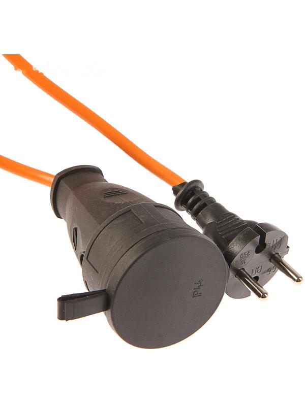 Удлинитель на каркасе TUNDRA, 1 розетка, 30 м, 6 А, ПВС 2х0.75 мм2, без з/к, IP44,