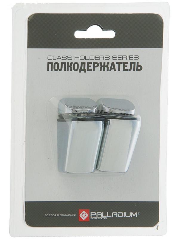 Полкодержатель PALLADIUM 61017  СР цвет хром полированный, 2 шт.