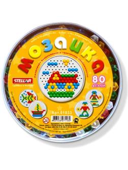 Мозаика круглая, диаметр 13 мм, 80 шт