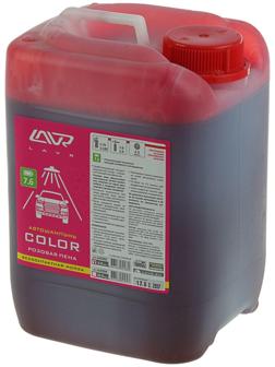 Автошампунь LAVR Color бесконтактный, розовая пена 1:100, 5 л, канистра Ln2332