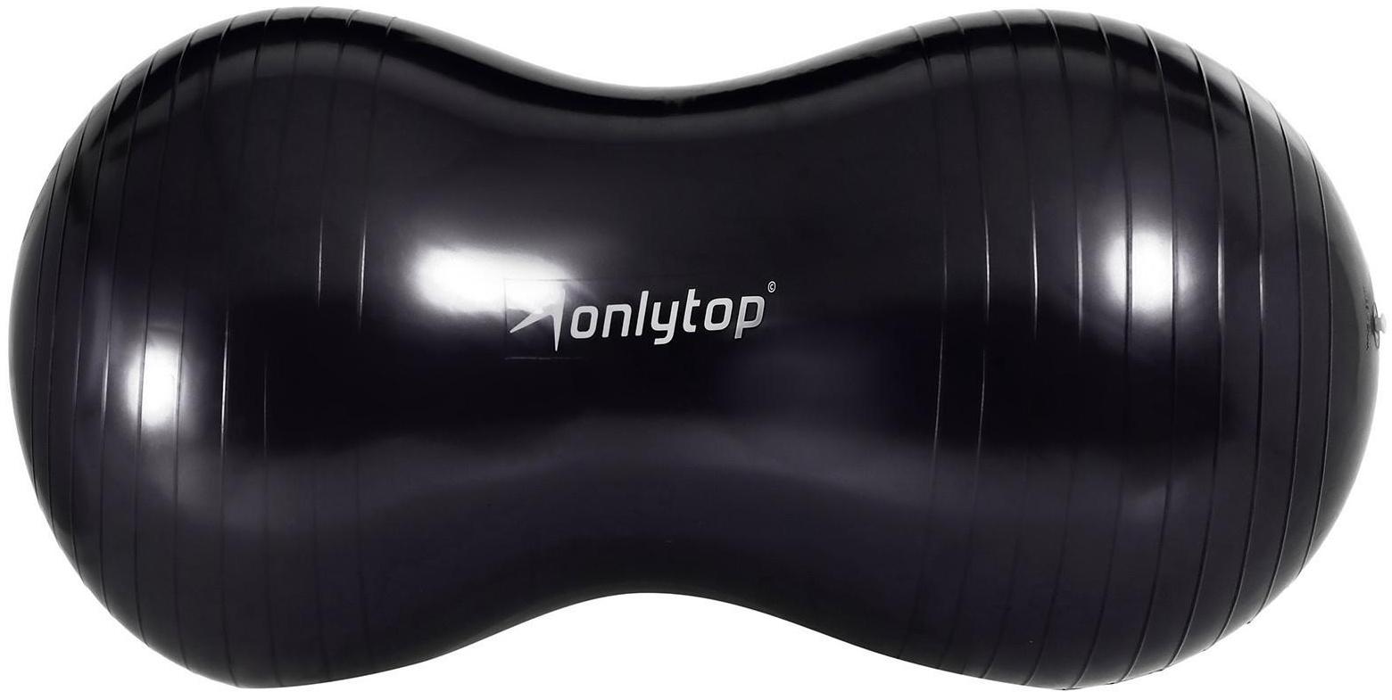 Фитбол овальный ONLYTOP, 77 х 40 х 40 см, 900 г, цвета микс