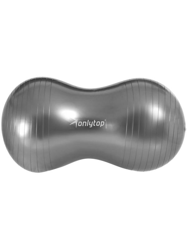 Фитбол овальный ONLYTOP, 77 х 40 х 40 см, 900 г, цвета микс