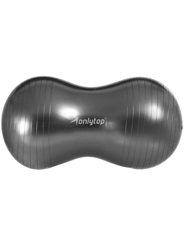 Фитбол овальный ONLYTOP, 77 х 40 х 40 см, 900 г, цвета микс