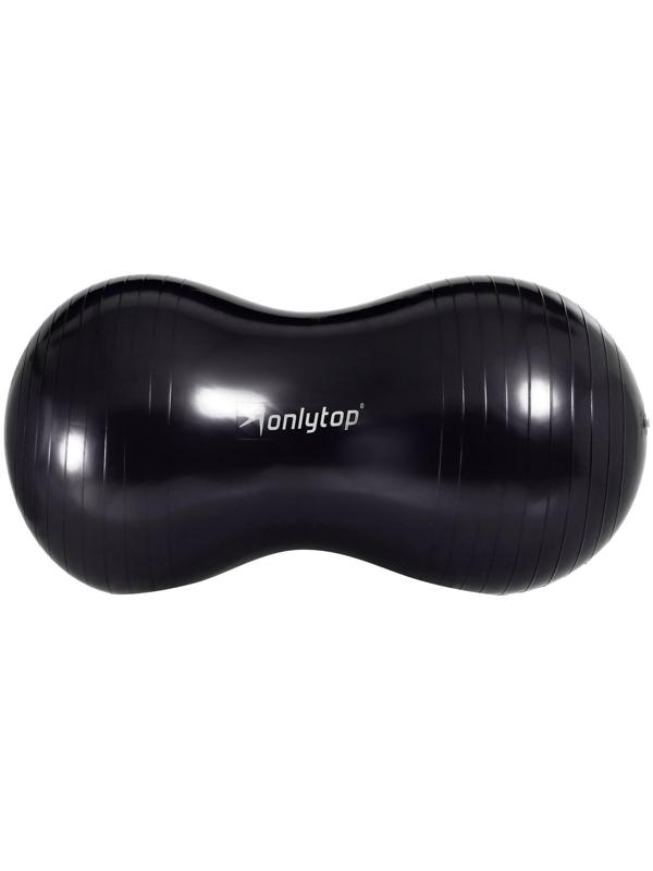 Фитбол овальный ONLYTOP, 77 х 40 х 40 см, 900 г, цвета микс