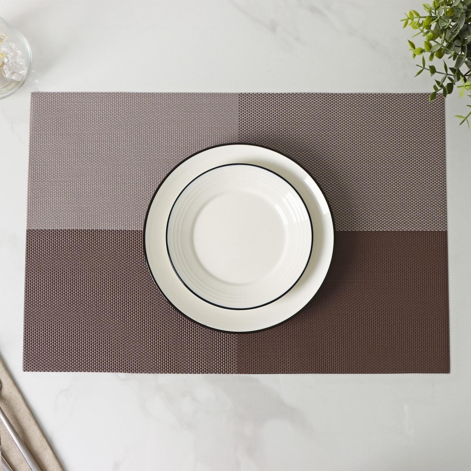 Салфетка сервировочная на стол «Настроение», 45×30 см, цвет коричневый