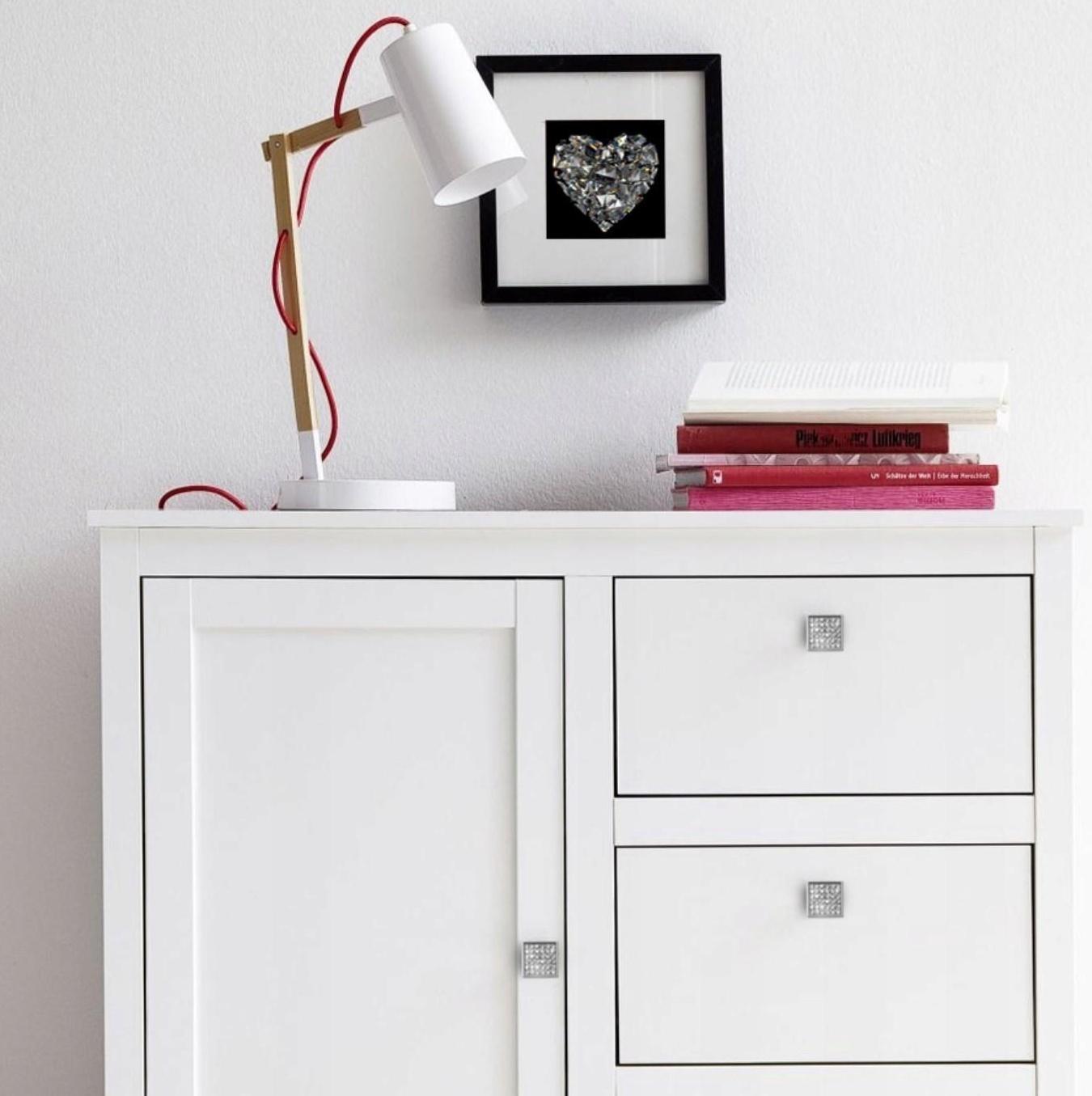 Ручка кнопка 6000А, цвет хром