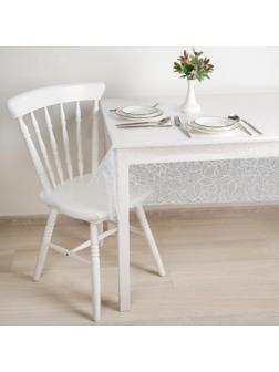 Скатерть без основы многоразовая «Ажур», 110×120 см, цвет прозрачный