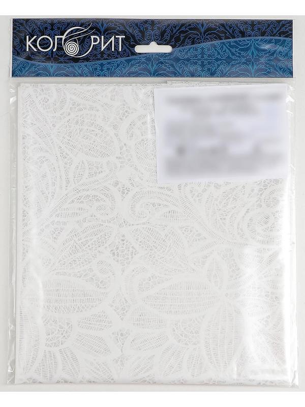 Скатерть без основы многоразовая «Ажур», 110×120 см, цвет прозрачный