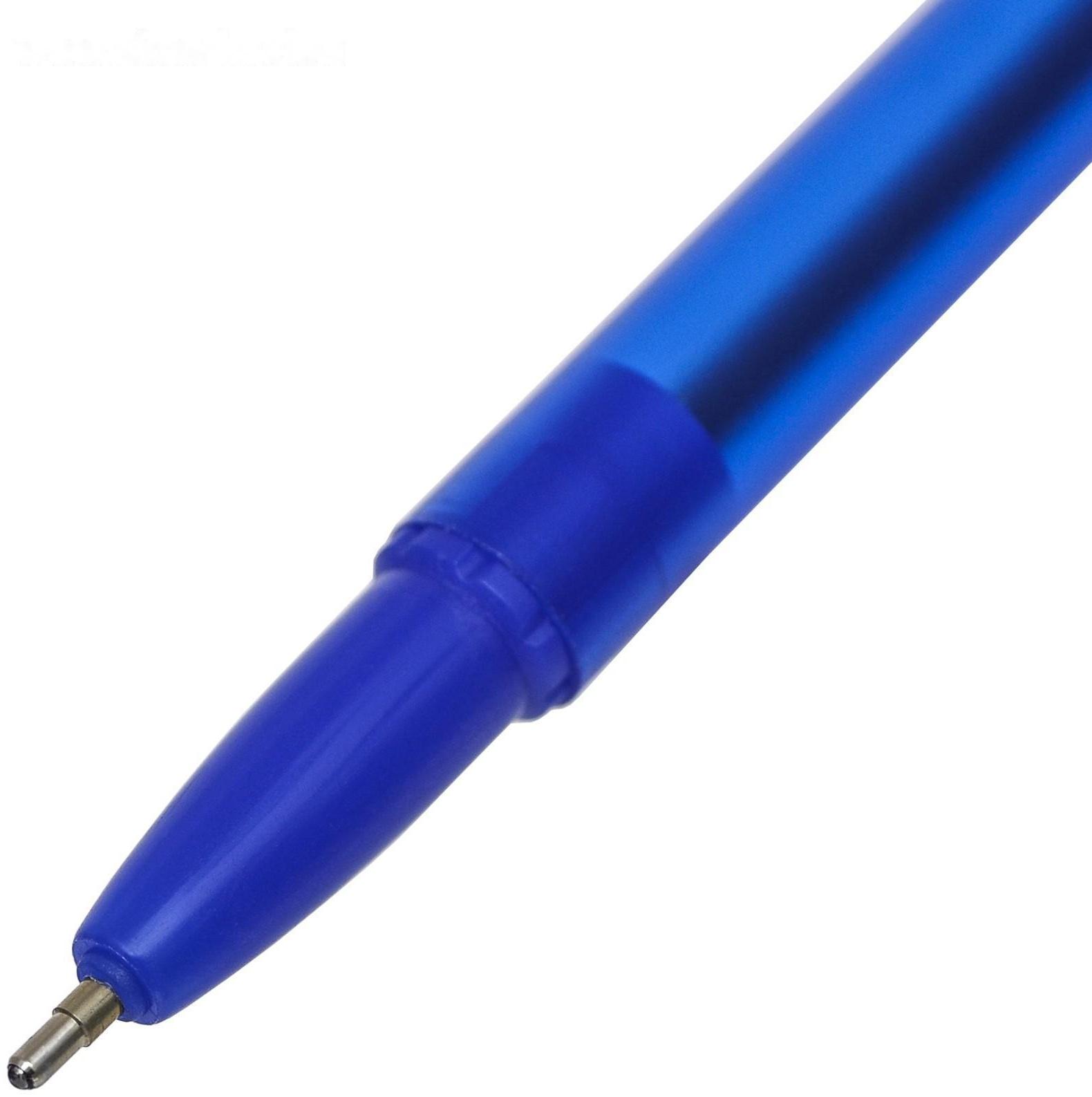 Ручка шариковая Flair Star, матовый корпус, узел-игла 1.0 мм, масляная основа, стержень синий