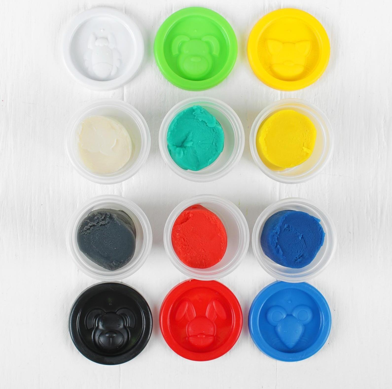 Набор для детского творчества «Тесто-пластилин», 6 цветов по 50 г