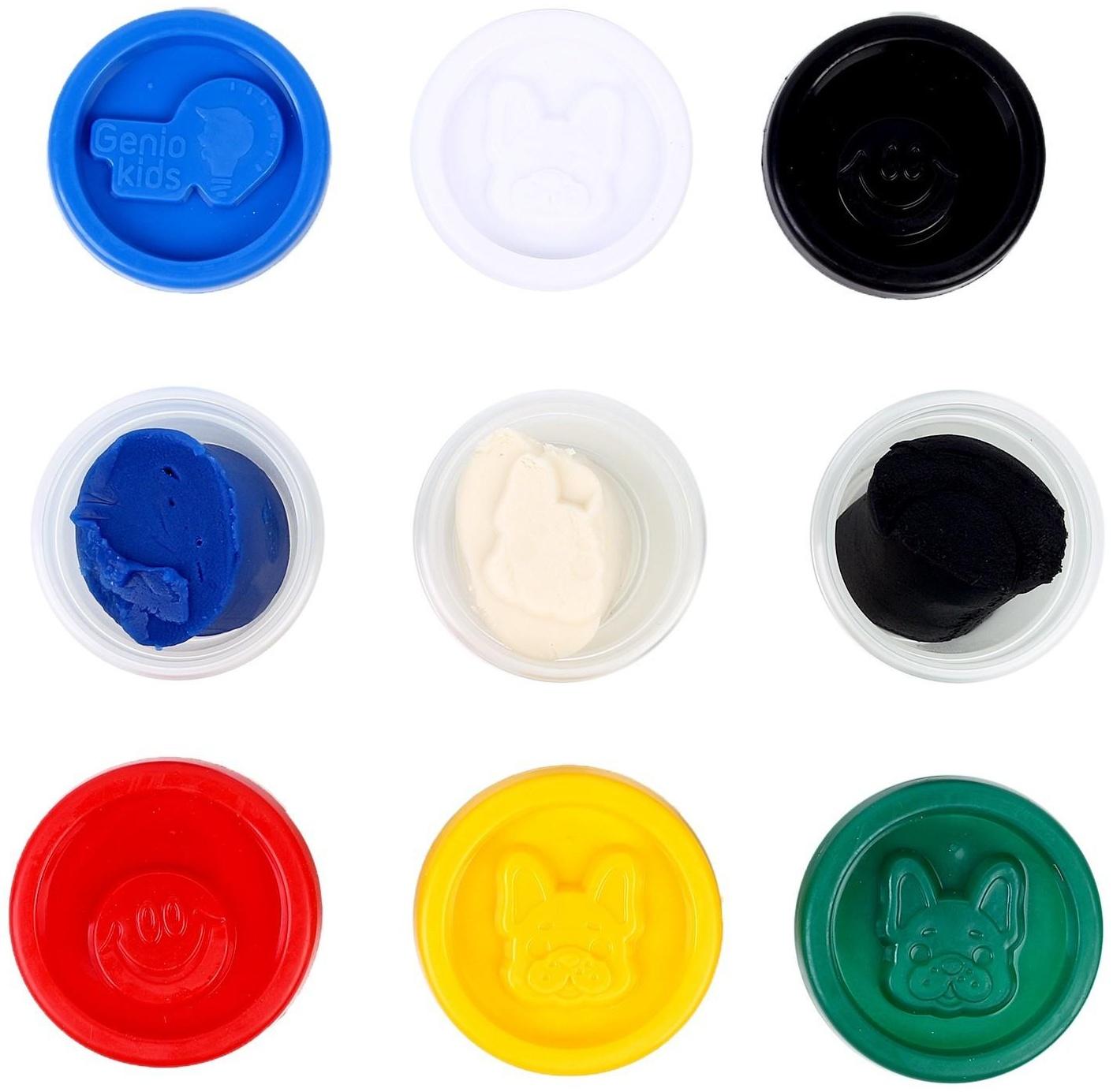 Набор для детского творчества «Тесто-пластилин», 6 цветов по 50 г