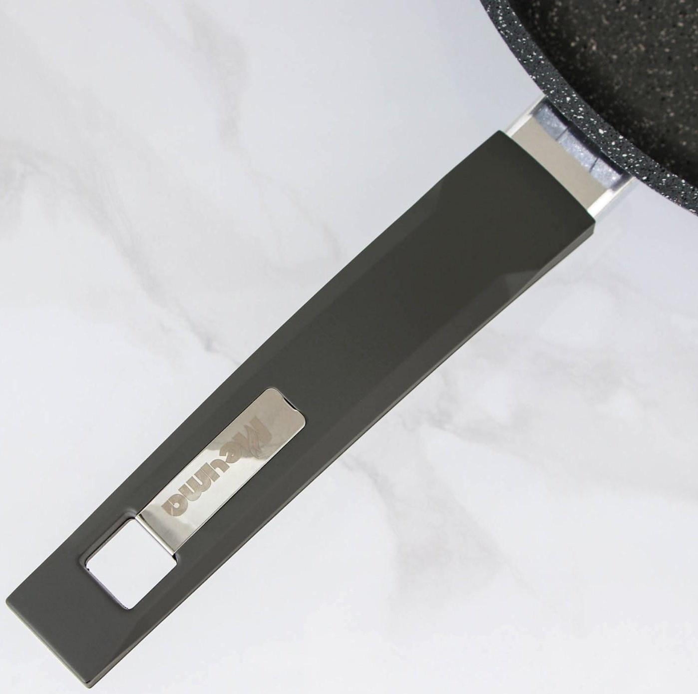 Сковорода «Гранит», d=26 см, пластиковая ручка, антипригарное покрытие, цвет серый