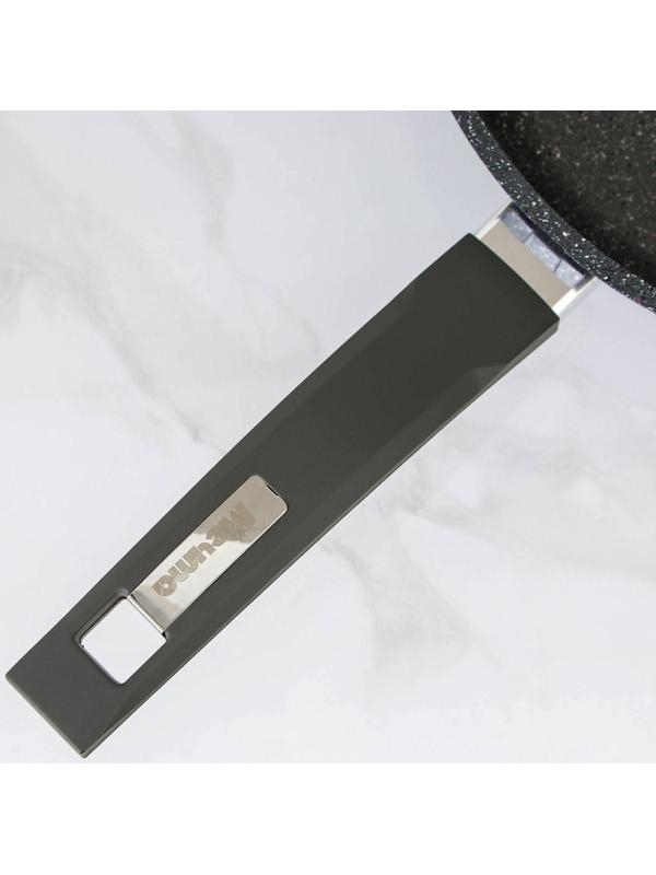 Сковорода «Гранит», d=26 см, пластиковая ручка, антипригарное покрытие, цвет серый